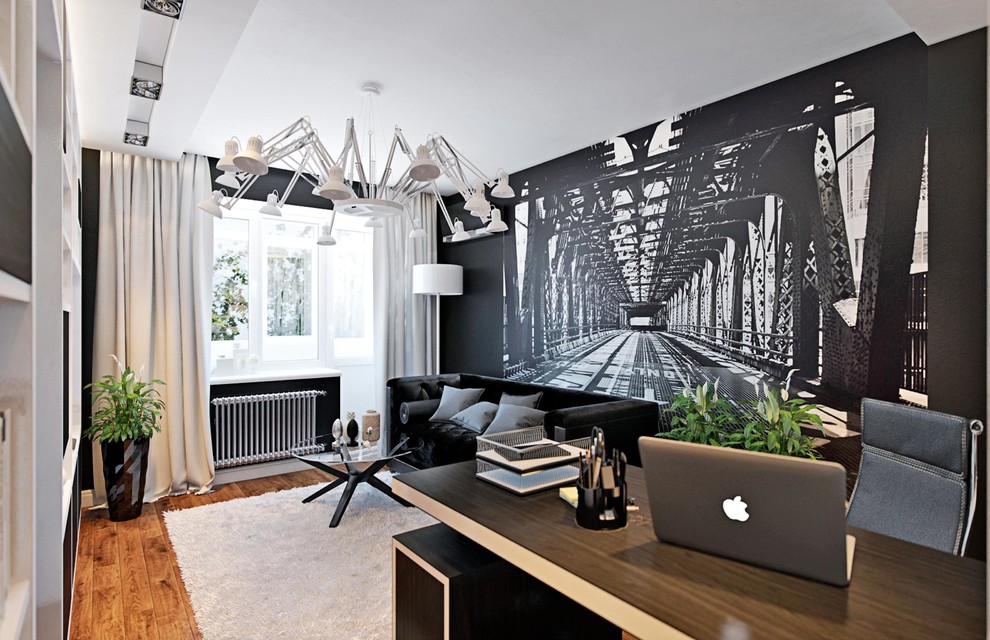 Мужской интерьер в стиле лофт.