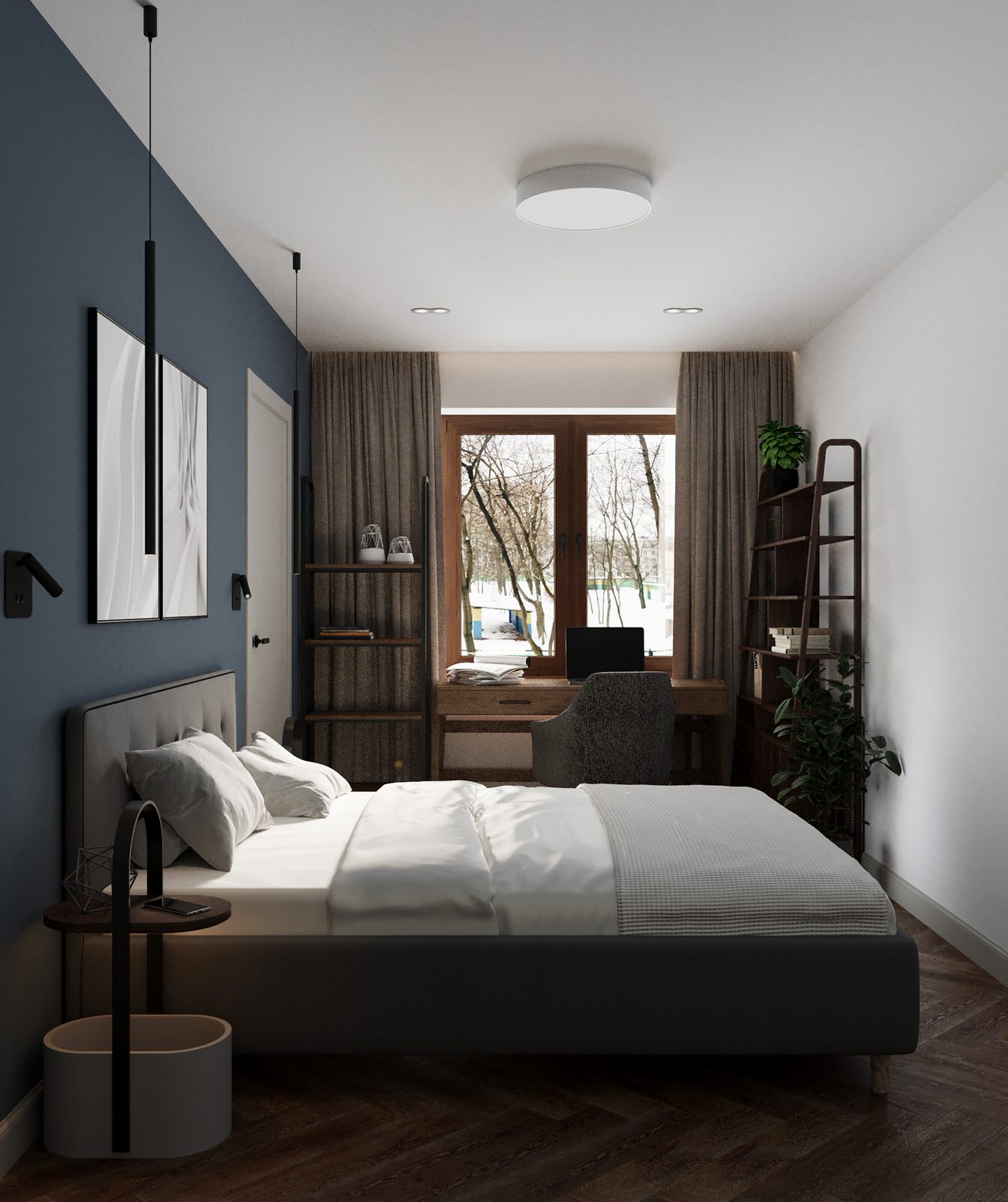 Уютная перепланировка 3-х комнатной хрущевки