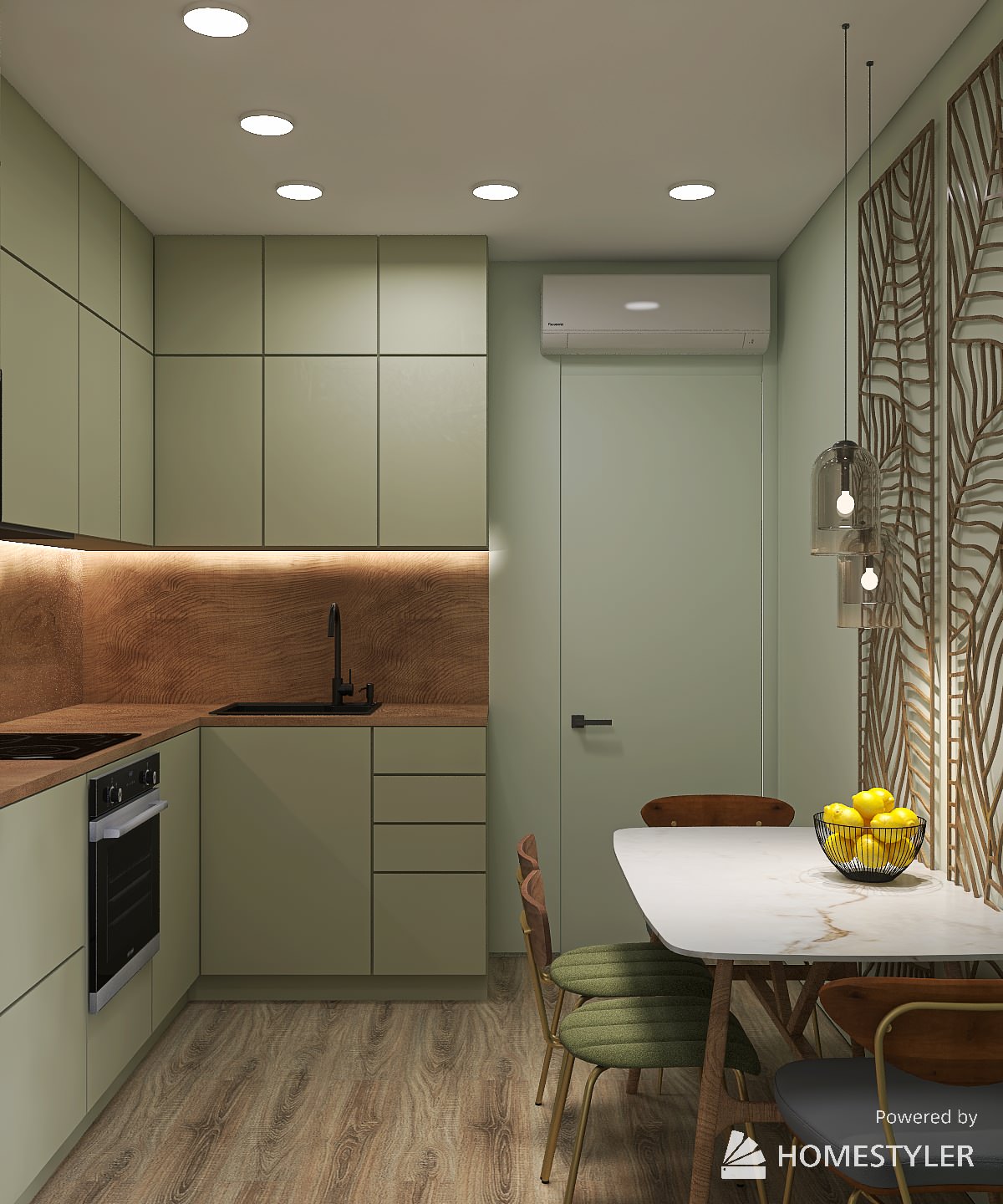 Двухкомнатная квартира для психолога с двумя детьми