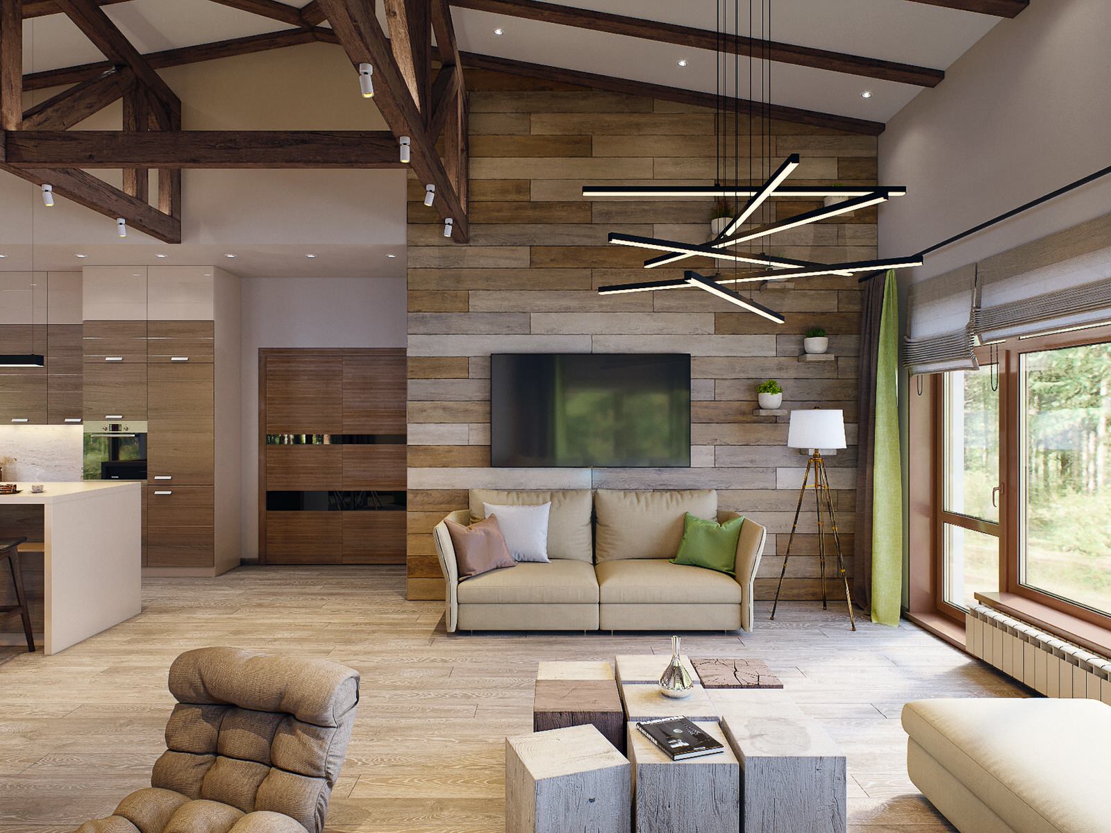 Кухня - гостиная