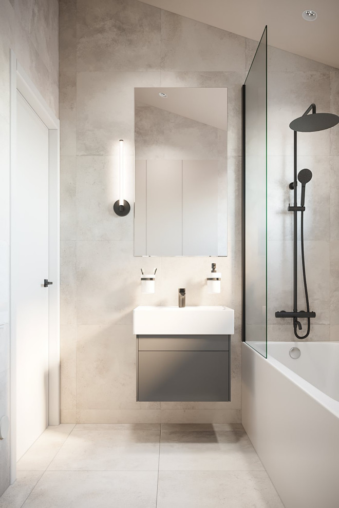 Дизайн интерьера дома 71 м² минимализм Ольховка Кантри Клаб