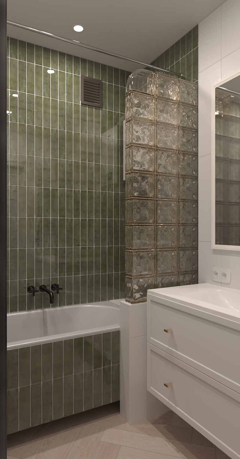 Светлая квартира в "сталинке"