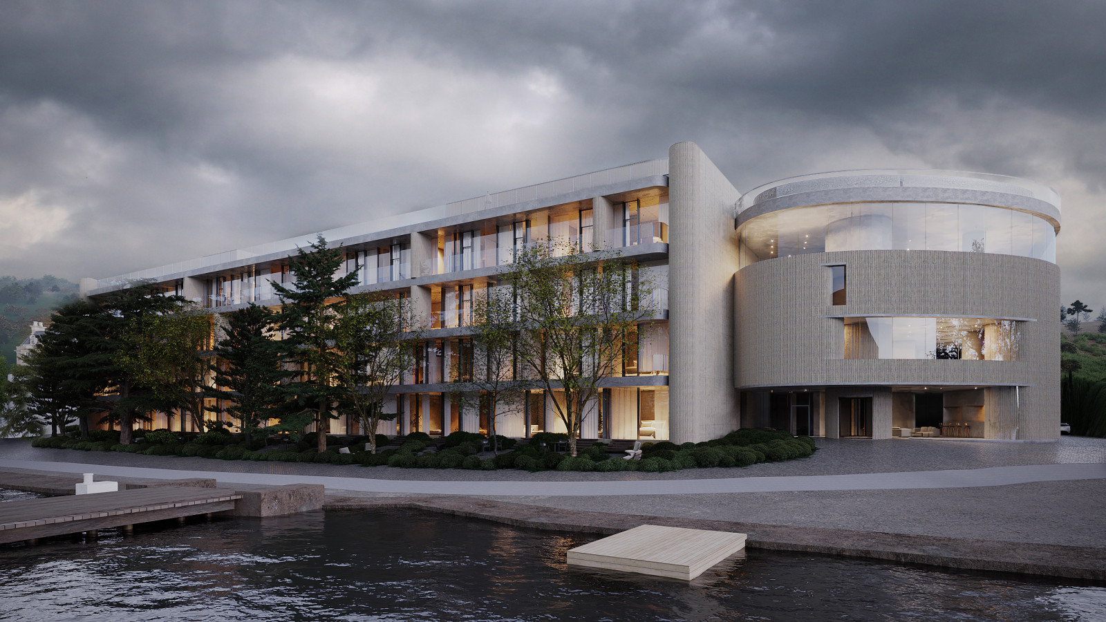 Ландшафт отеля