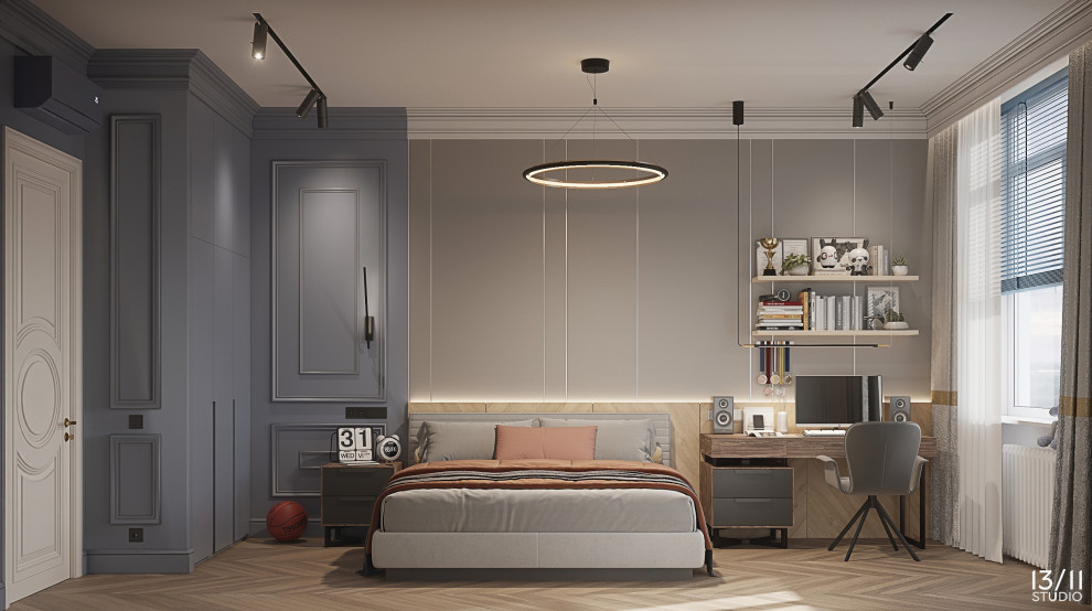 Трехкомнатная квартира в современной классике