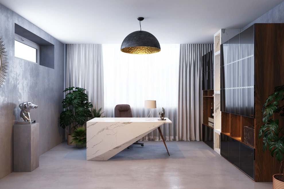 Обложка проекта: Проект рабочего кабинета в частном доме