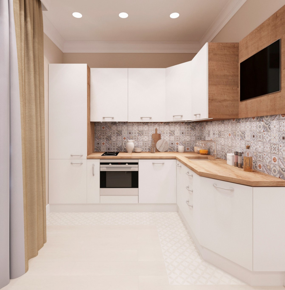 Студия в пастельных тонах