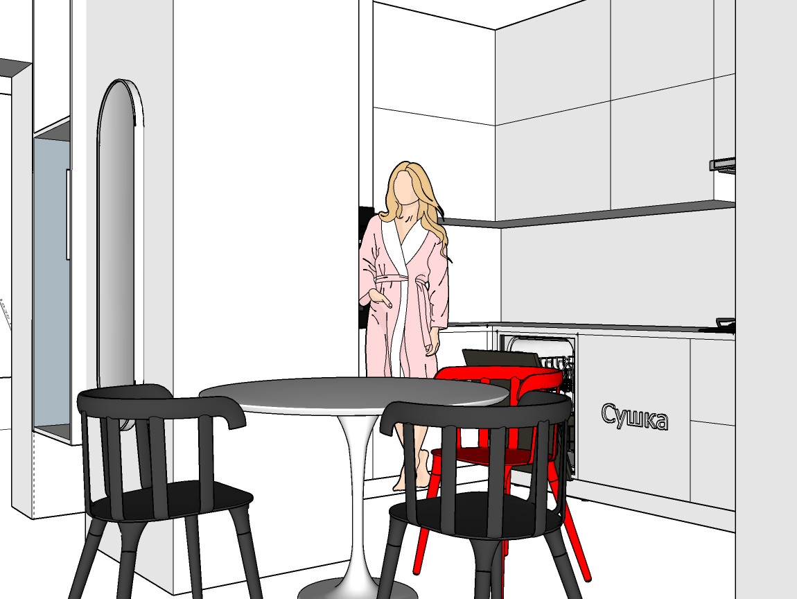 Planungslösung 37m2 (Planning solution 37 sq m)