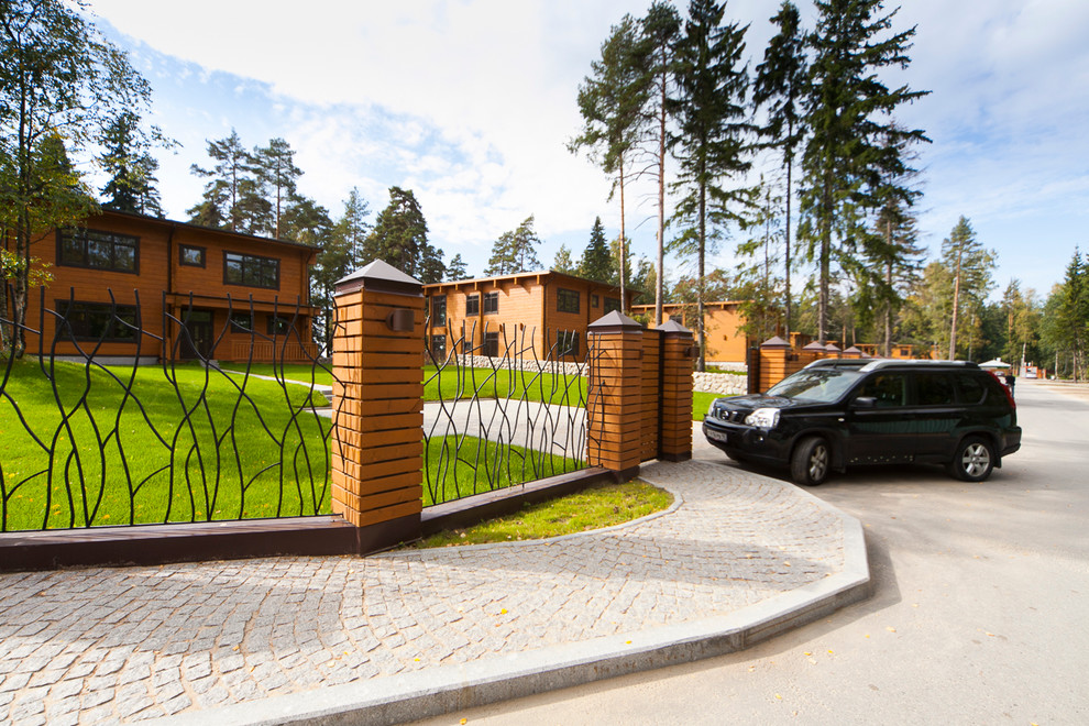 Реализация ландшафтного проекта благоустройства поселка