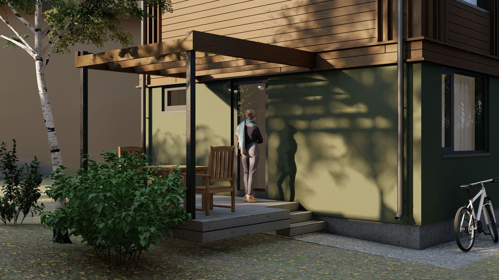 Дача в лесу