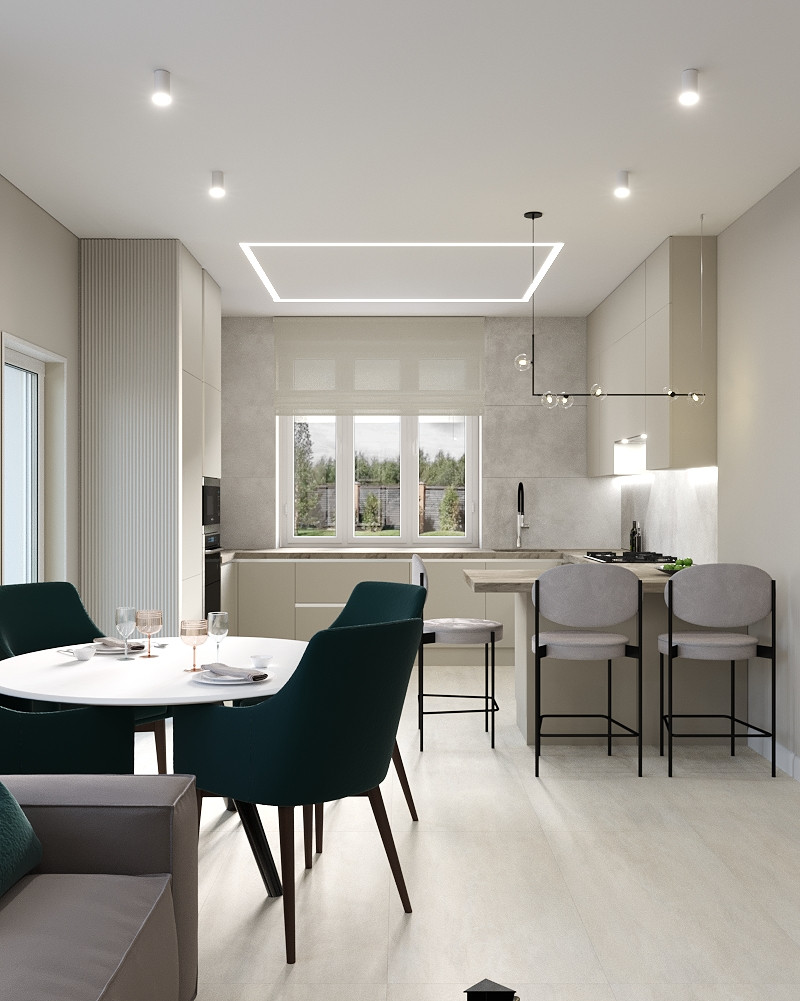 Обложка проекта: Гостиная в частном доме