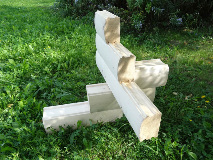 Баня из бруса "Азбука В" проект Московская область