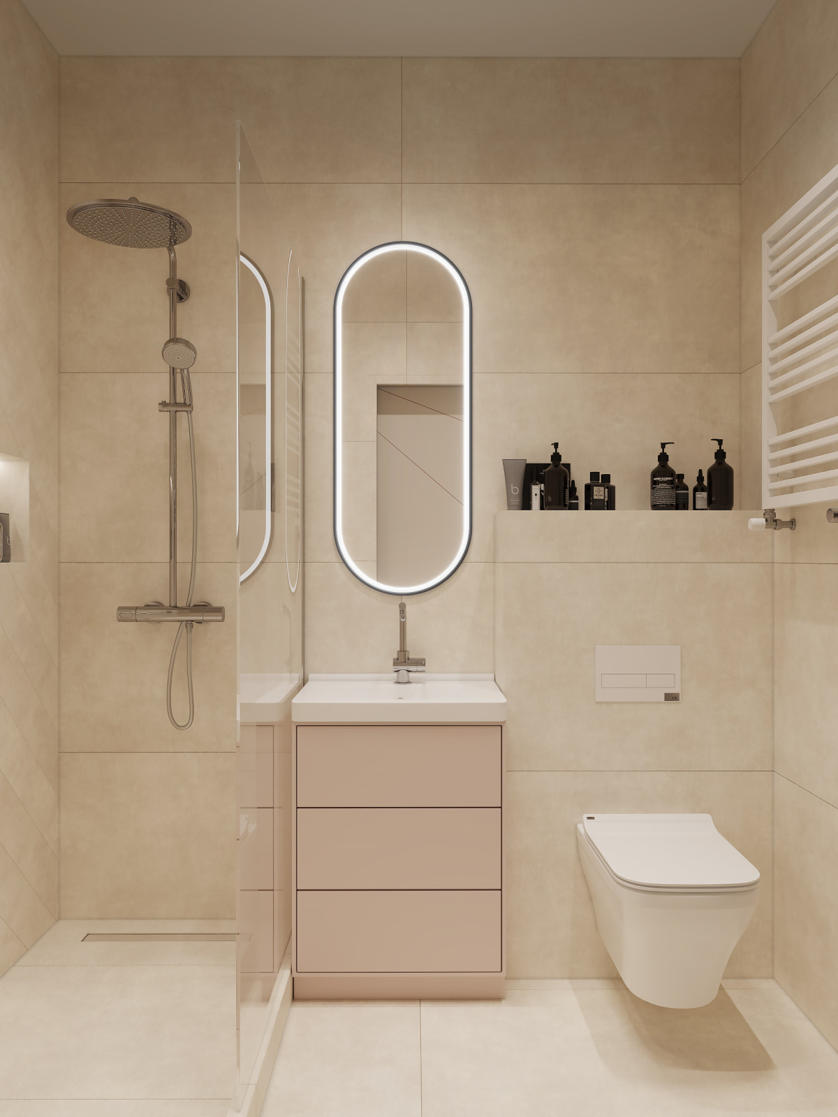 Проект 2-к квартиры 45м2 в ЖК Сочи Парк