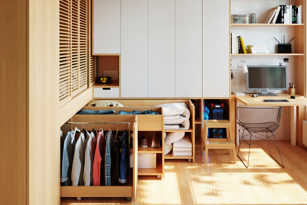 Проект интерьера квартиры - студии «Оригами», Санкт - Петербург /43м2