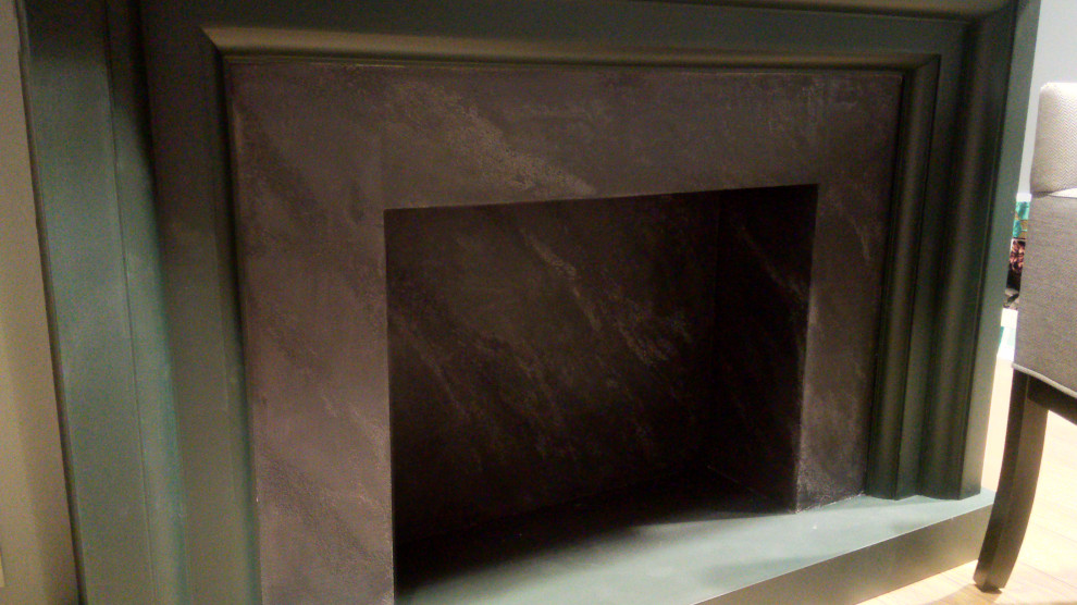 Обложка проекта: Декорирование фальшкамина декоративной штукатуркой