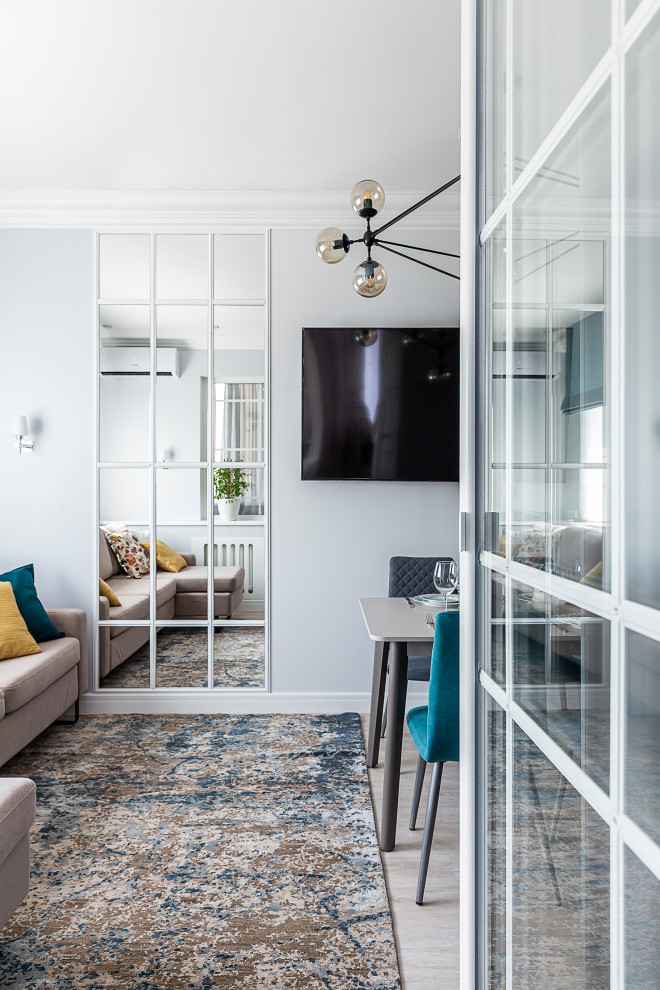 Реализованный проект трехкомнатной квартиры в жк "Рублевское предместье"