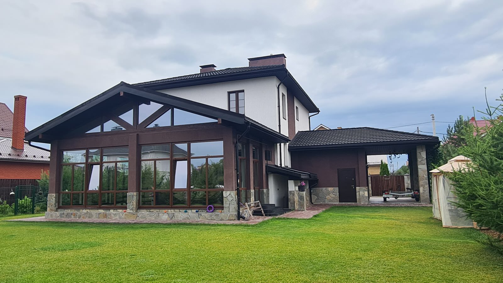 Проект дома 194 в Средиземноморском стиле