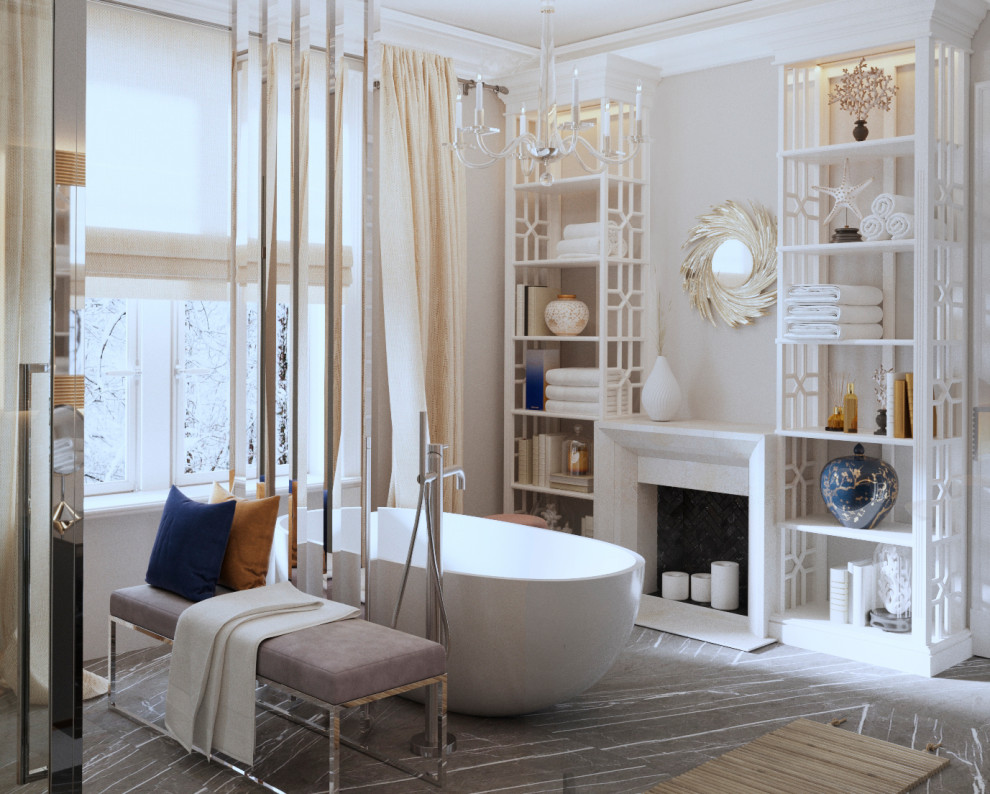 Особняк Алексея Ягудина и Татьяны Тотьмяниной. Ванная