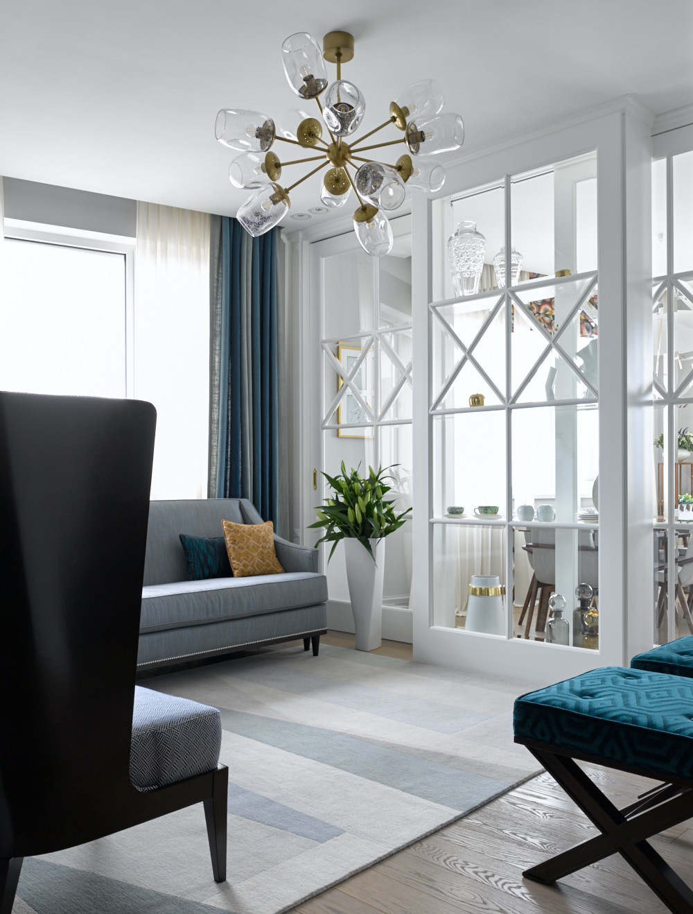 Houzz тур: Квартира в Воронеже с замысловатой планировкой