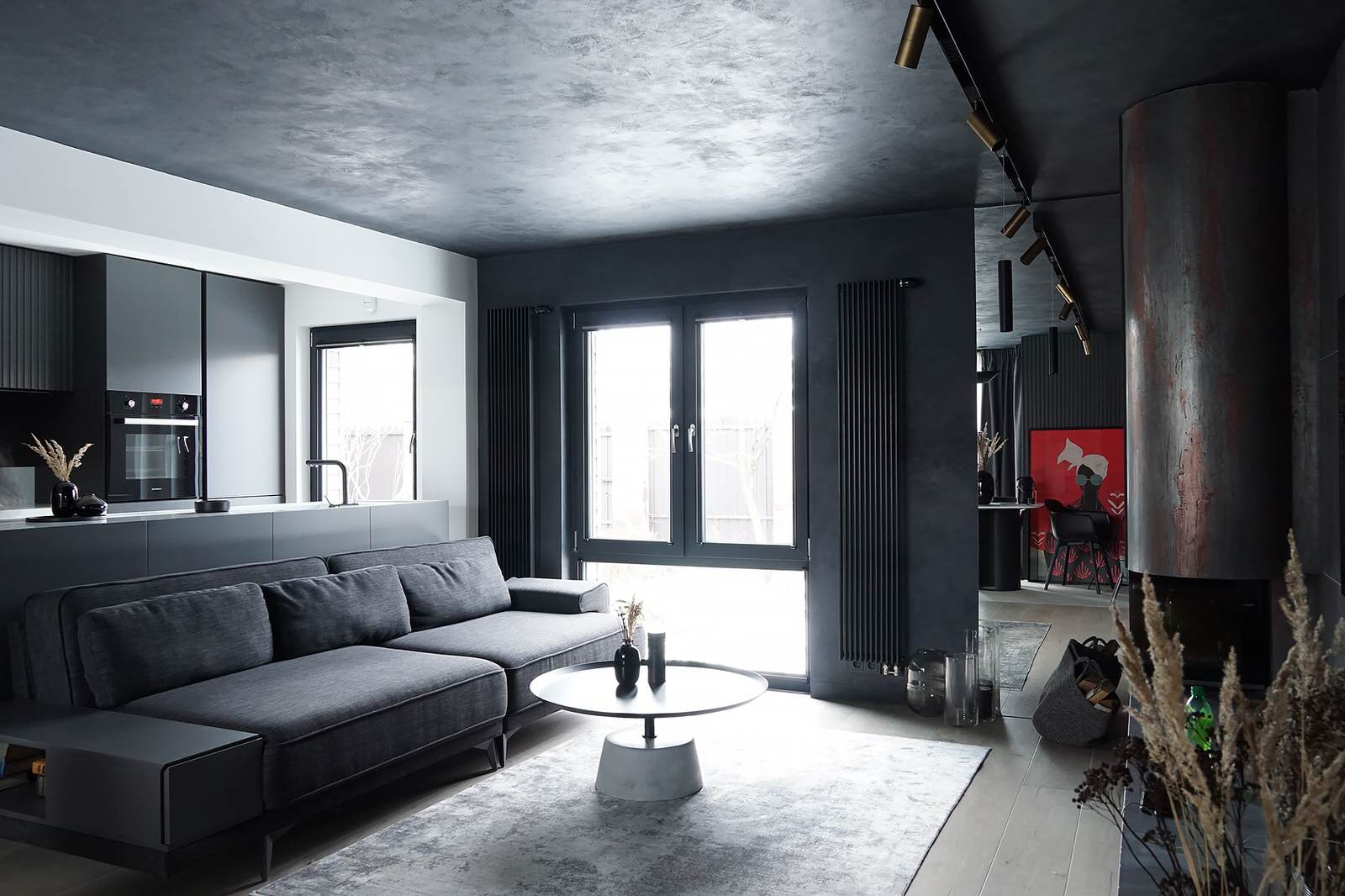 НТВ "АНТИИЗБА – КУХНЯ-ГОСТИНАЯ В ТЕМНЫХ ТОНАХ"