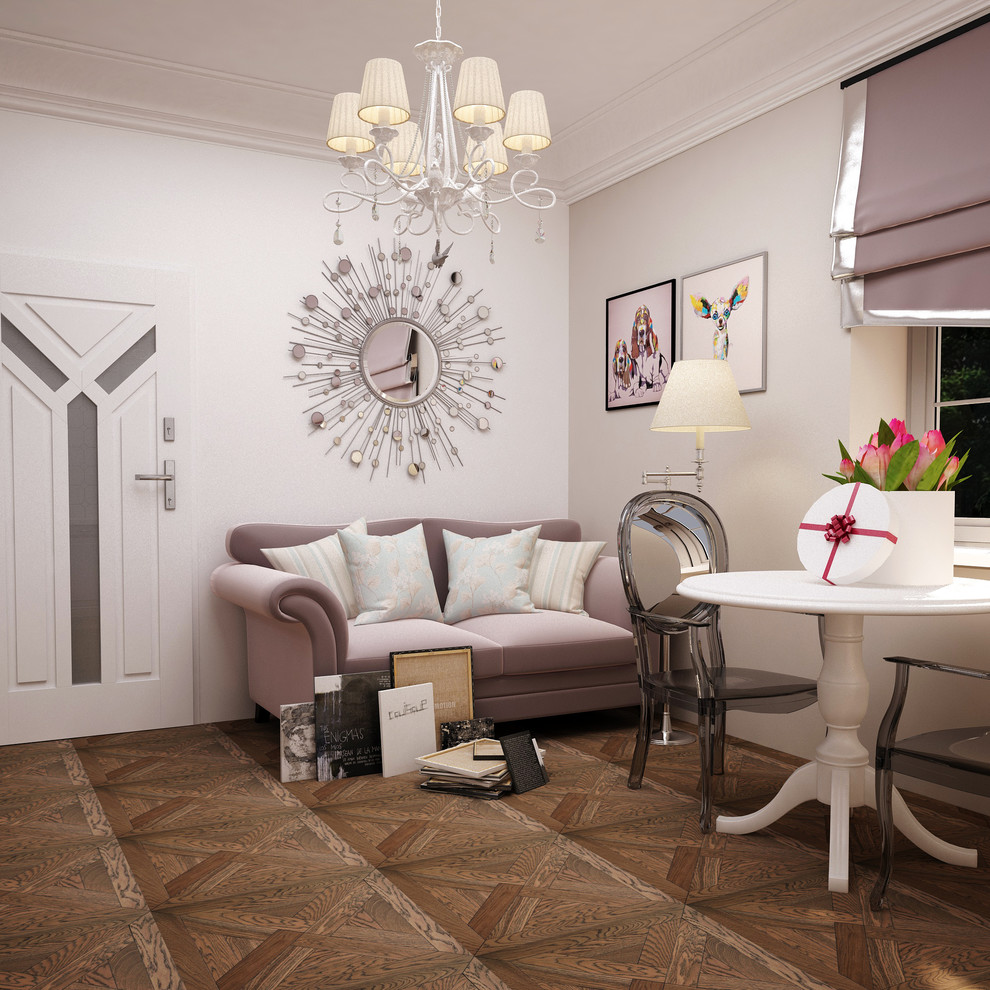 1 комнатная квартира в стиле современный арт деко