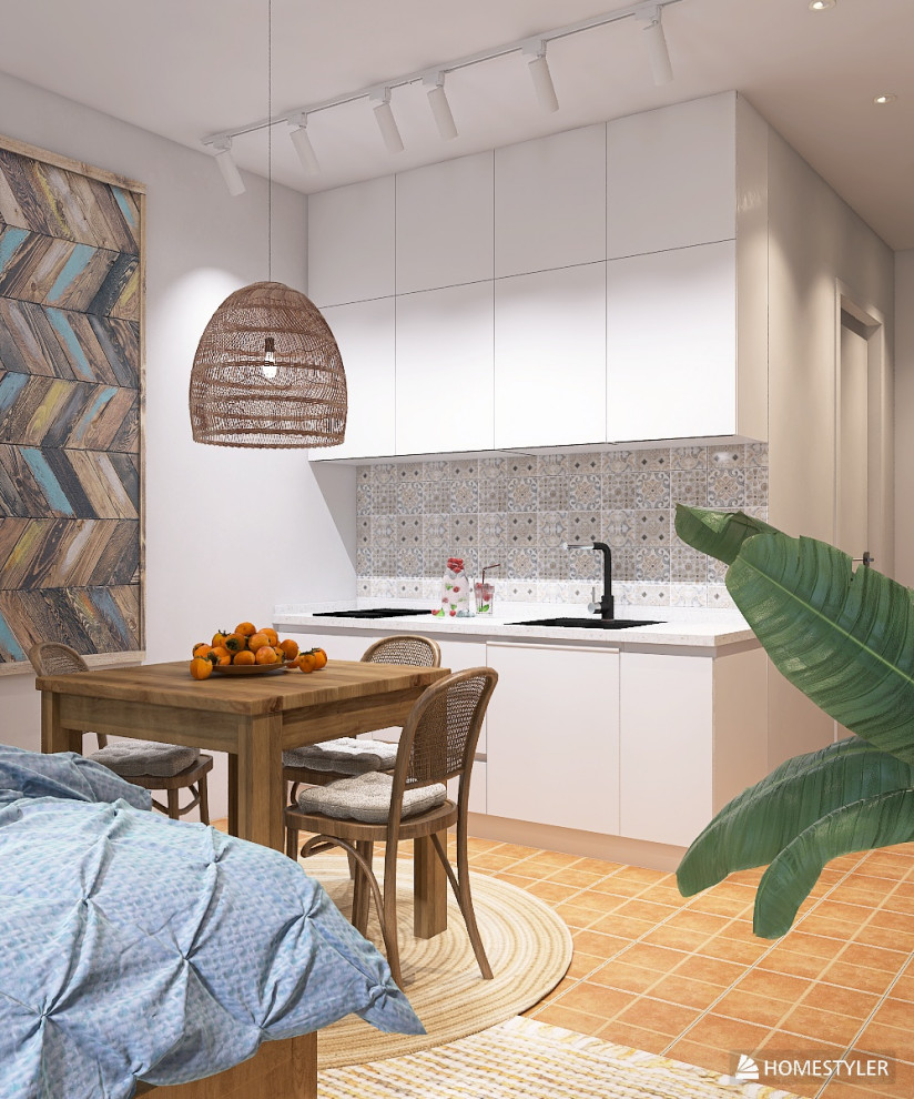 Студия в средиземноморском стиле