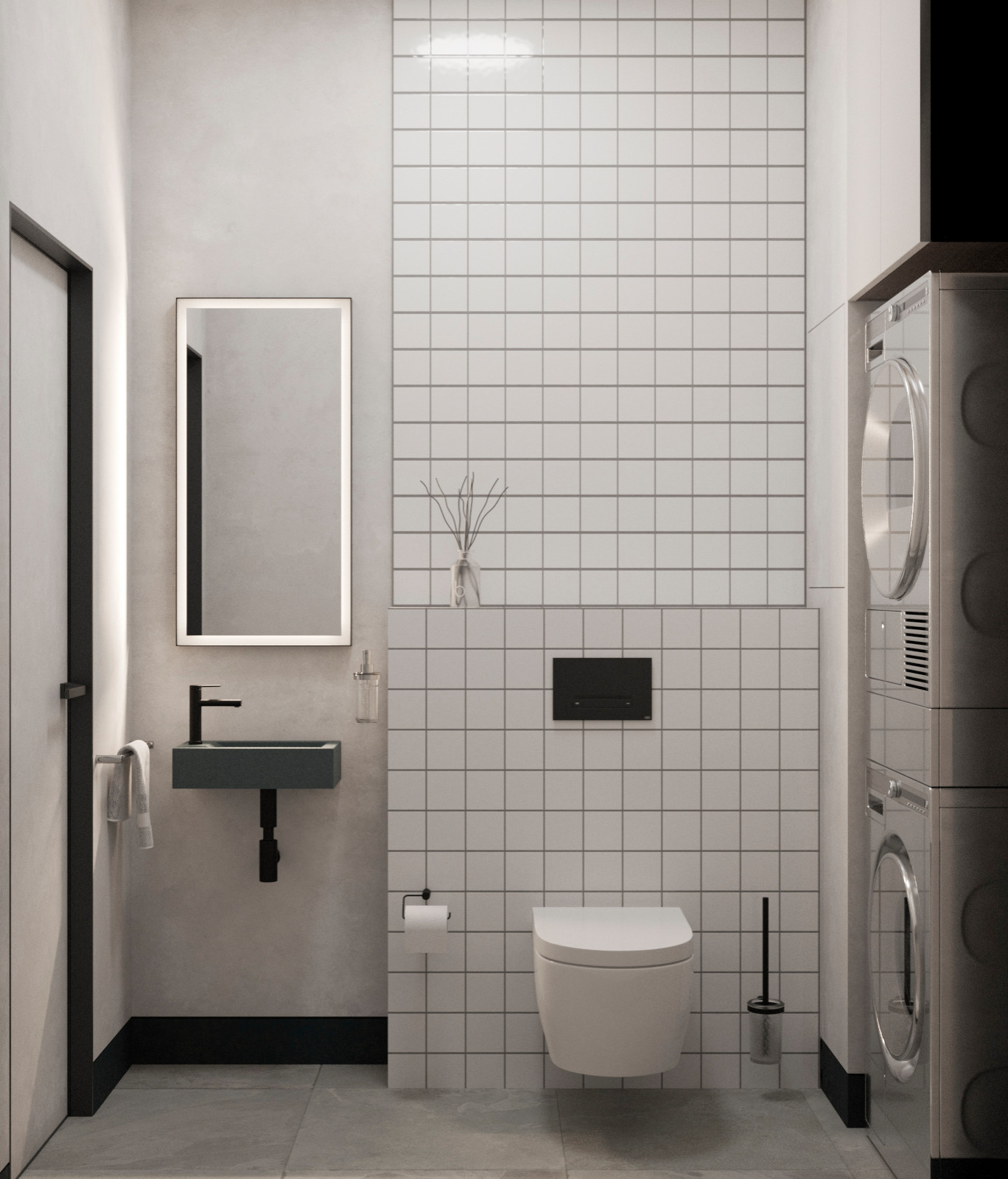 Обложка проекта: ЖК Фестиваль парк в темных тонах