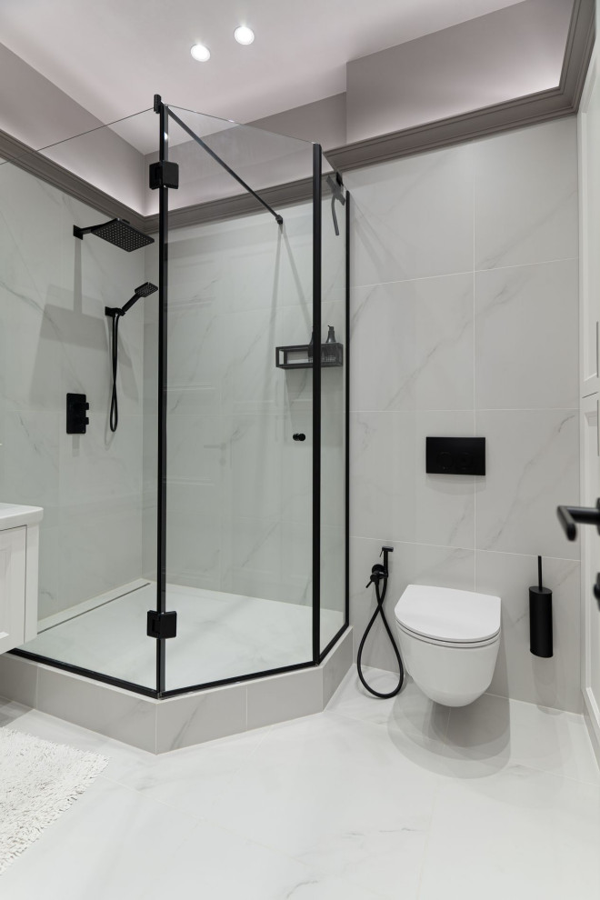 Ванная комната с элементами неоклассики