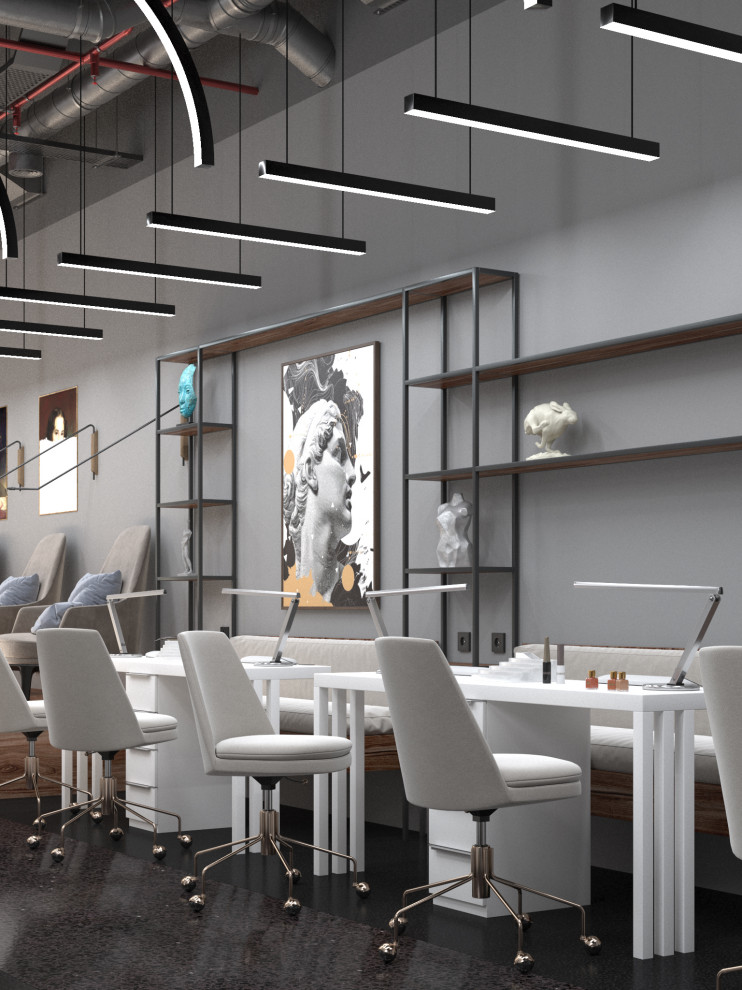 БАРБЕРШОП И САЛОН КРАСОТЫ BLACK RABBIT 140 КВ.М. Г. МОСКВА