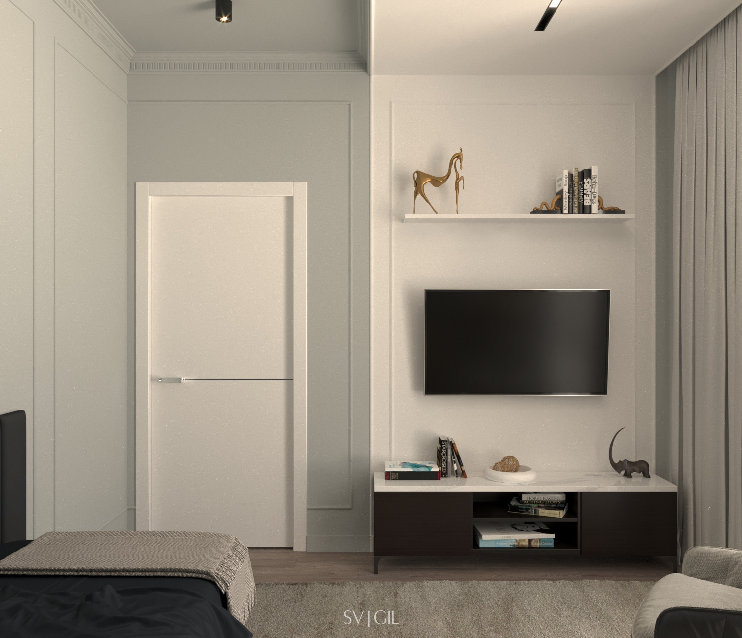 Современный интерьер коттеджа