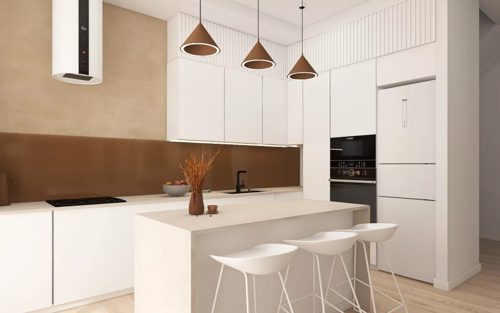 Обложка проекта: Дом в теплых тонах