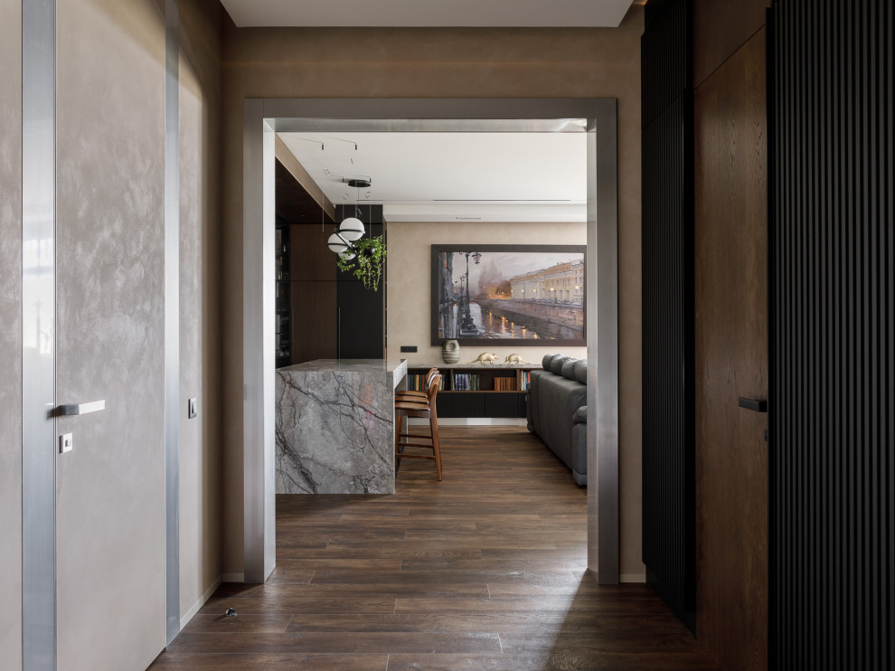 Реализованная квартира в современной стиле на 4-ой Советской - 166 м2