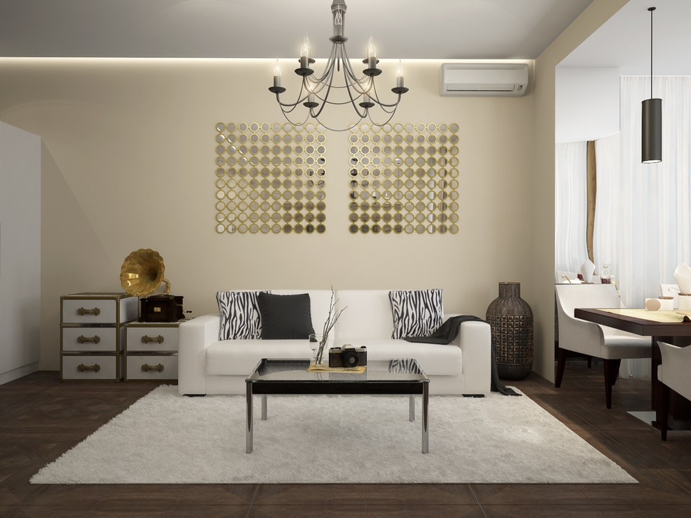 Квартира в современном стиле с элементами арт-деко