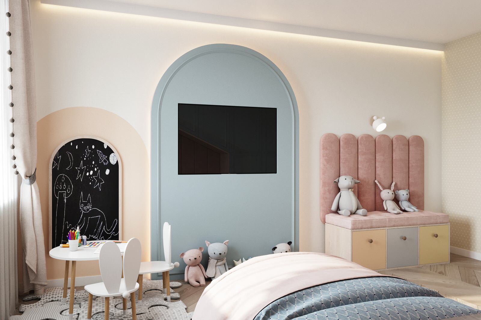 Вид на телевизор