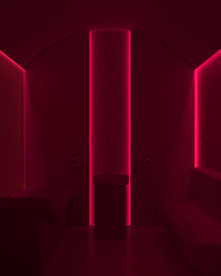 Обложка проекта: Белый хамам с RGB подсветкой