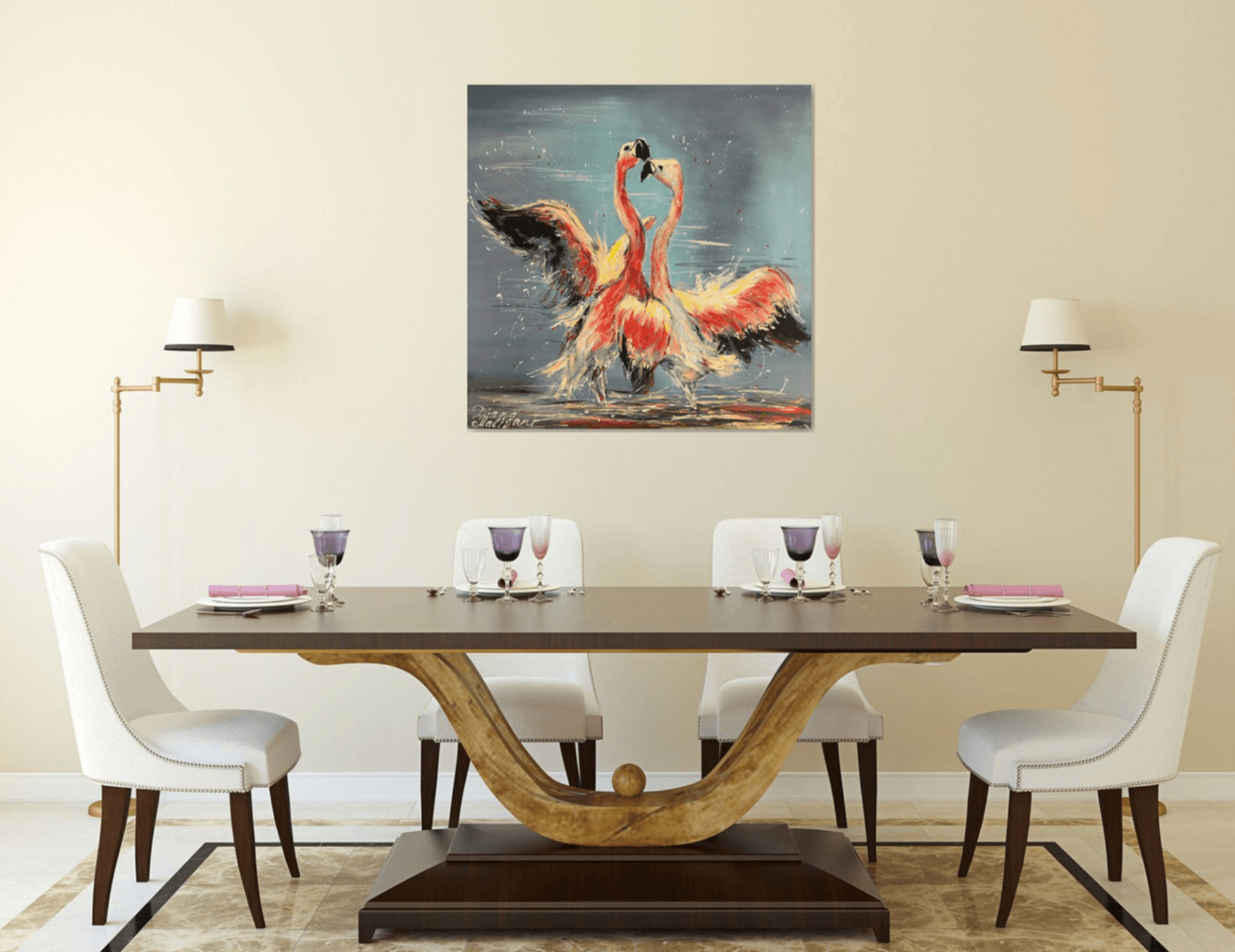 Работы художницы Дианы Маливани - Столовая - Дизайн интерьера (1)