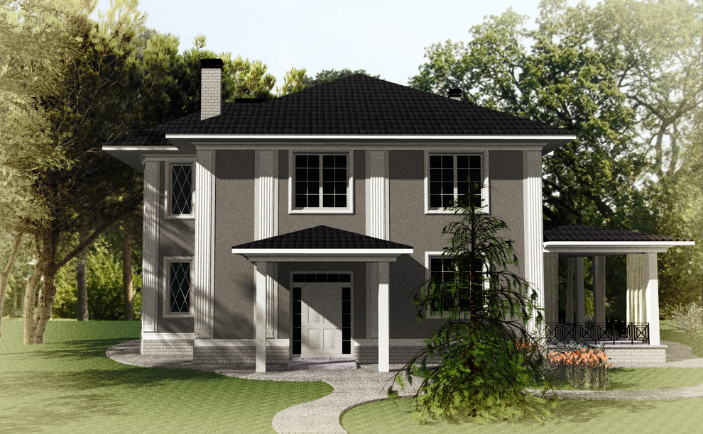 дом в классическом стиле