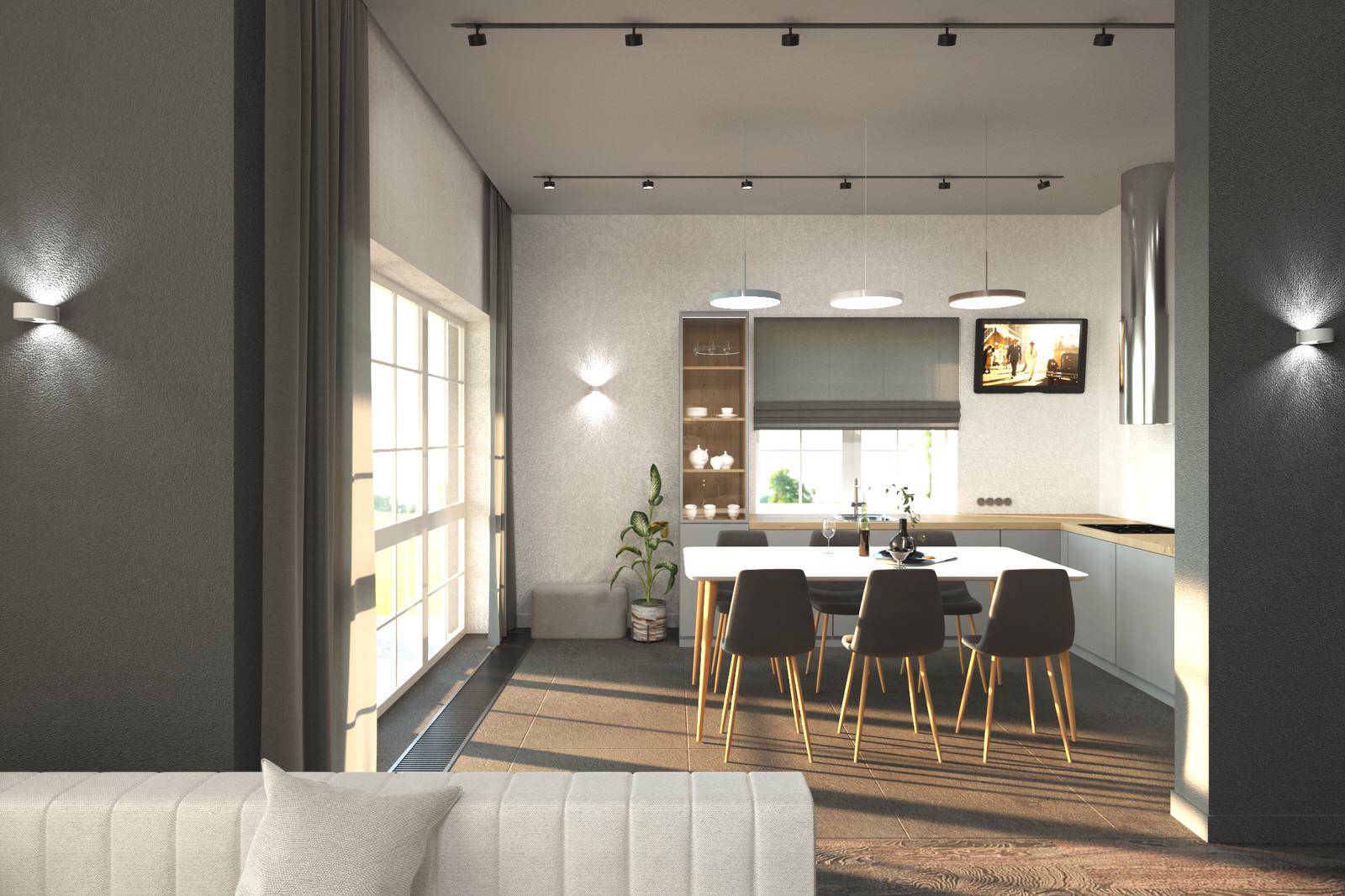 Кухня-гостиная