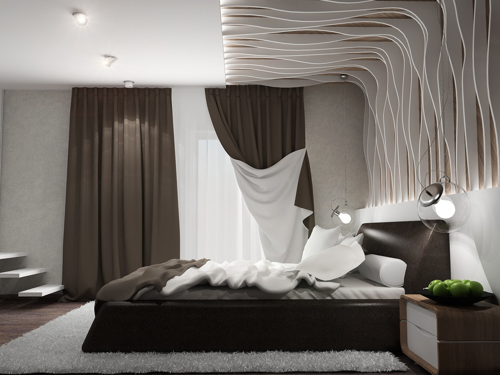 Обложка проекта: Спальня в ЭКО СТИЛЕ в частном доме