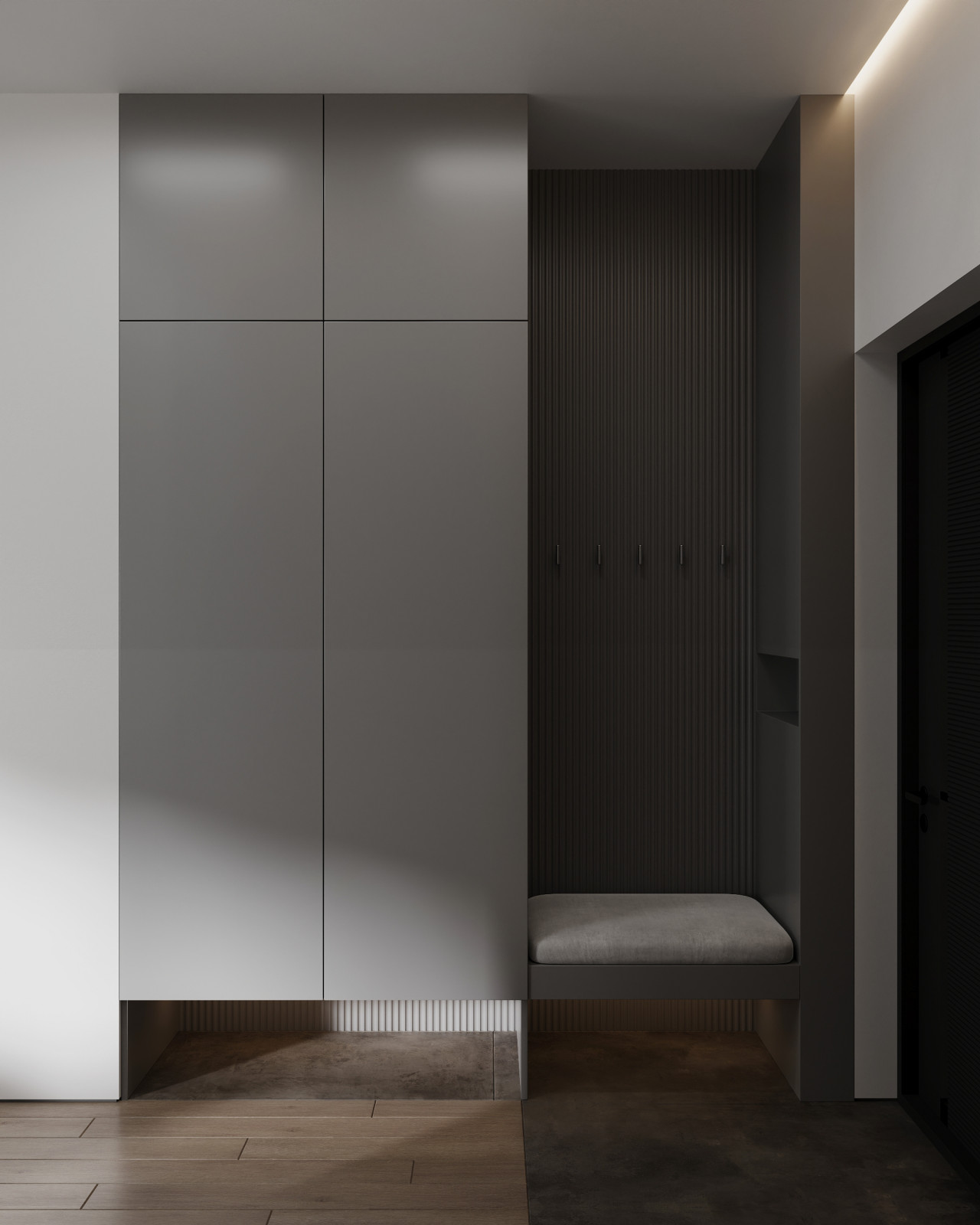 Дизайн интерьера квартиры 58 кв.м. в ЖК Level Амурская