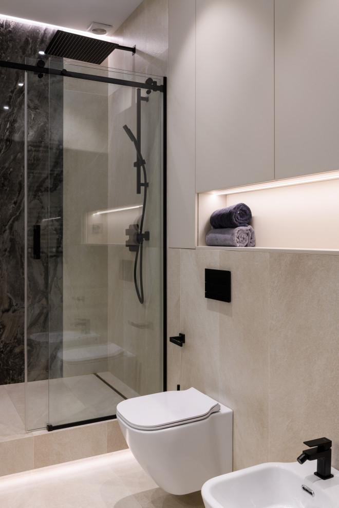 Натуральные материалы в интерьере трехкомнатной квартиры