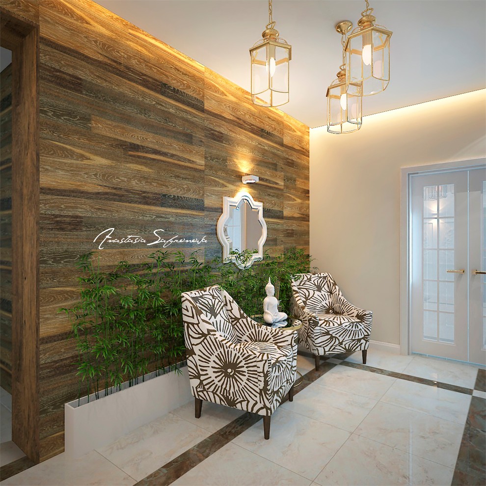 Дизайн интерьера первого этажа дома под Чебаркулем