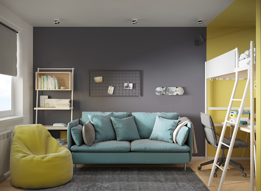 Обложка проекта: Сurious Спальня подростка