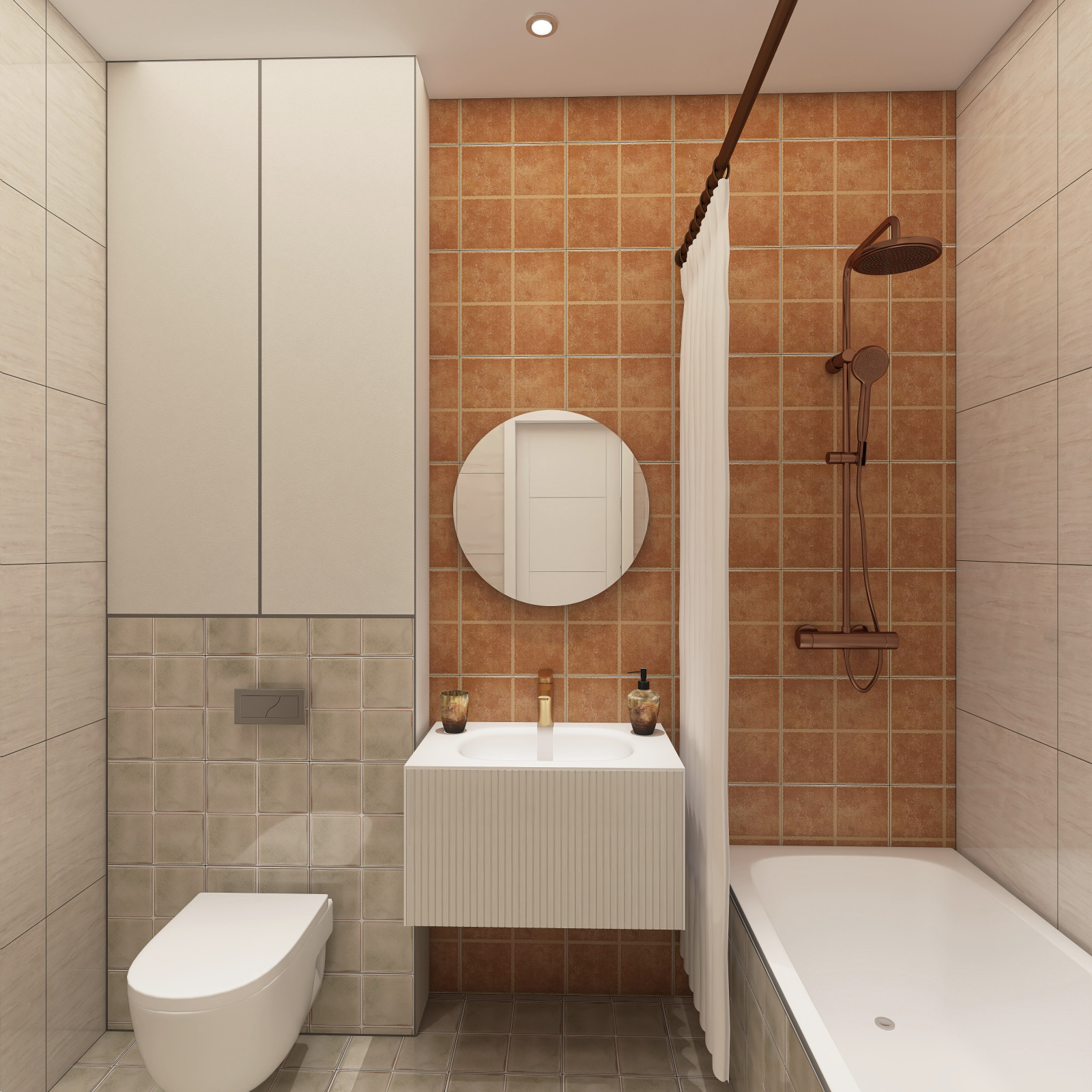 Квартира в центре Екатеринбурга в стиле Джапанди