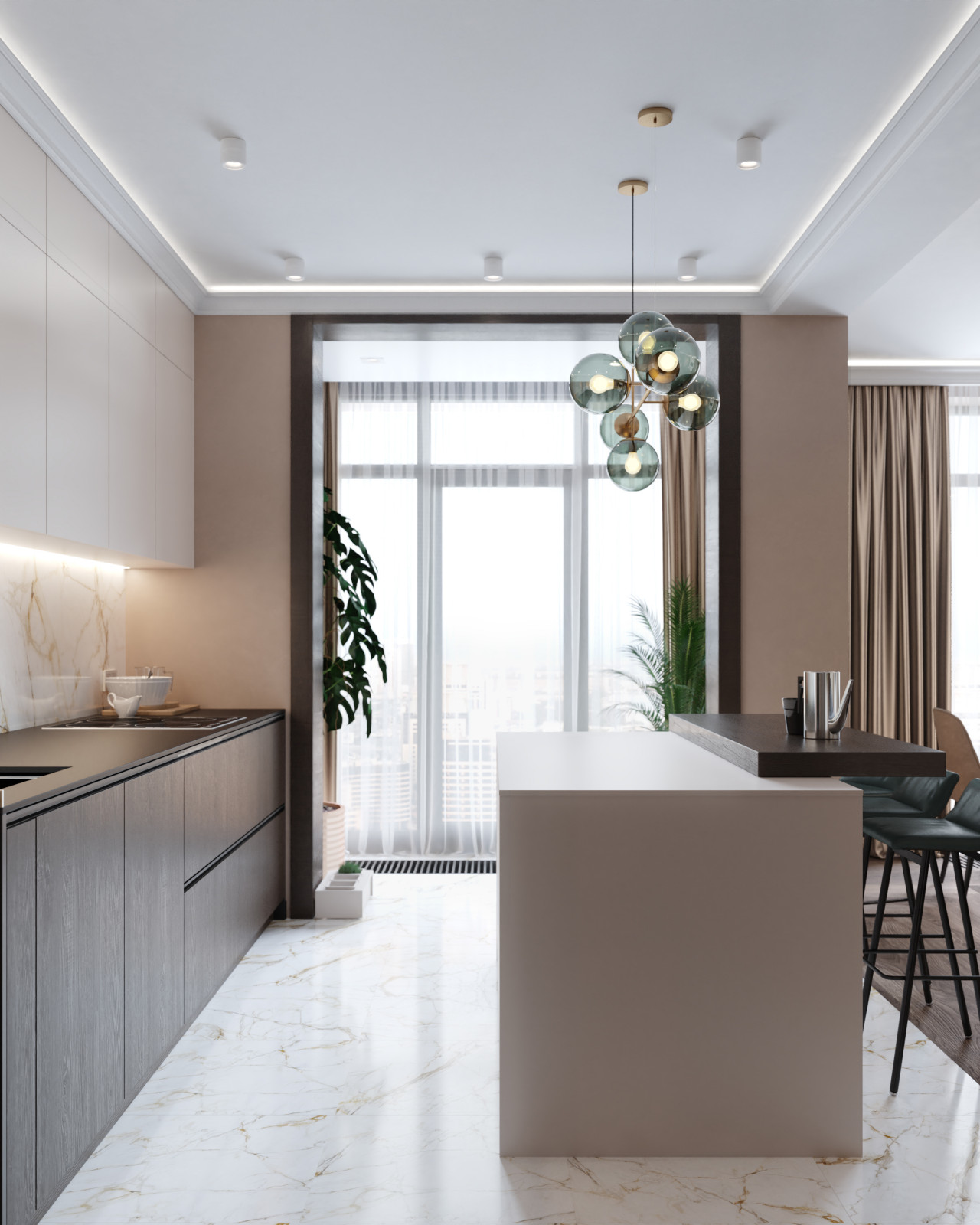 Квартира 130 м² в ЖК «Монополист»