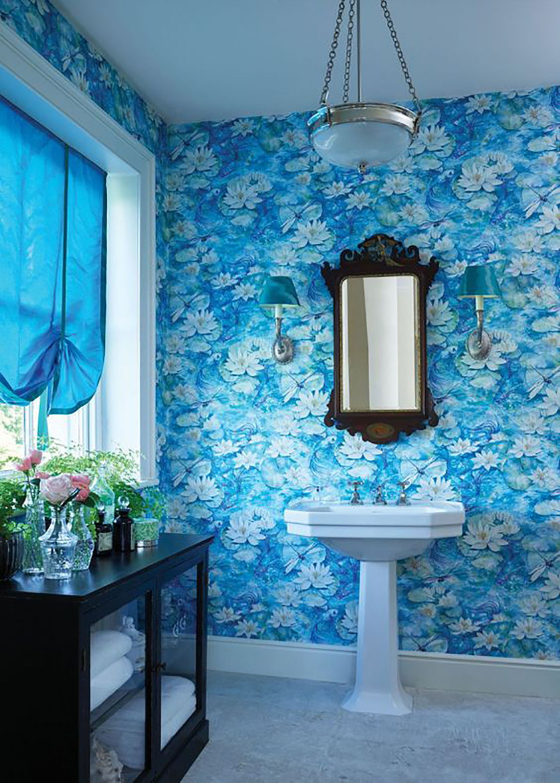 Matthew Williamson/кол-я Belvoir,обои,декоративный пруд с лилиями