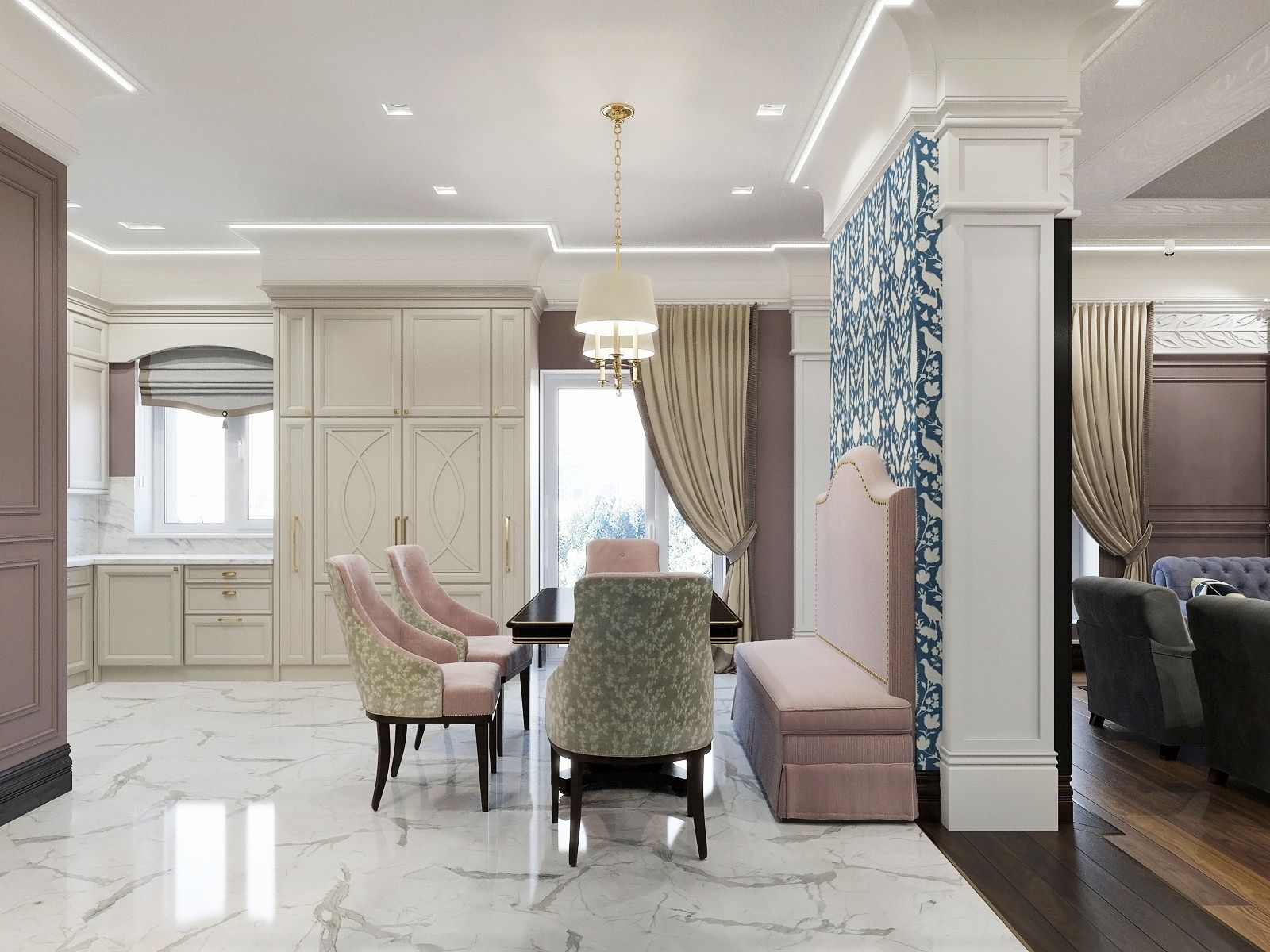 Обложка проекта: Апартаменты на Крестовском острове