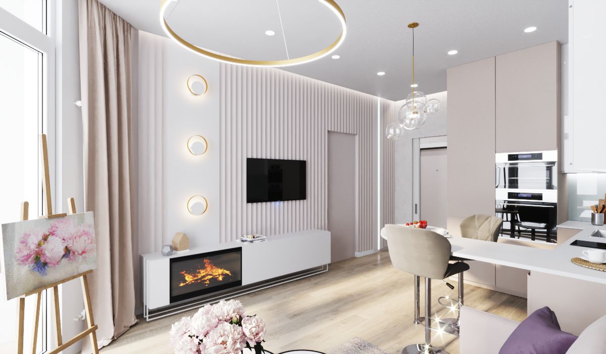 Интерьер квартиры в Геленджике