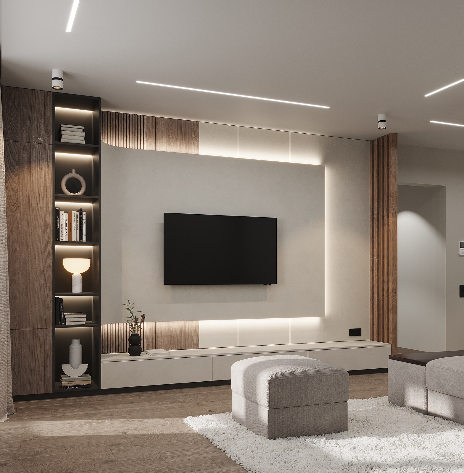 Трехкомнатная квартира с видом на лес