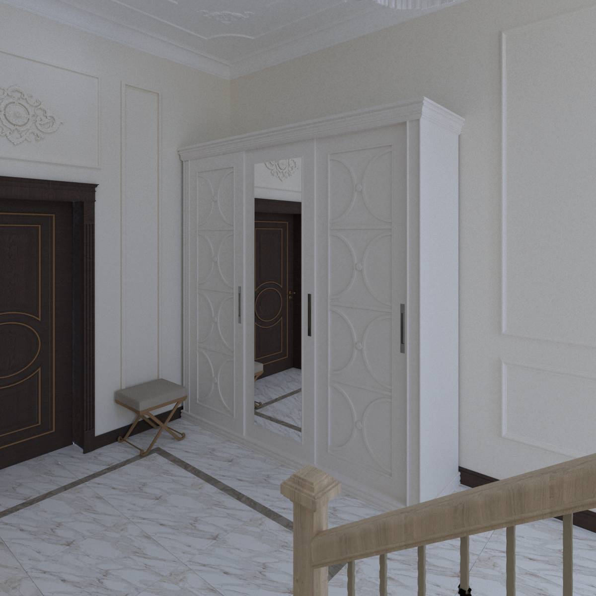 Интерьер с элементами классики