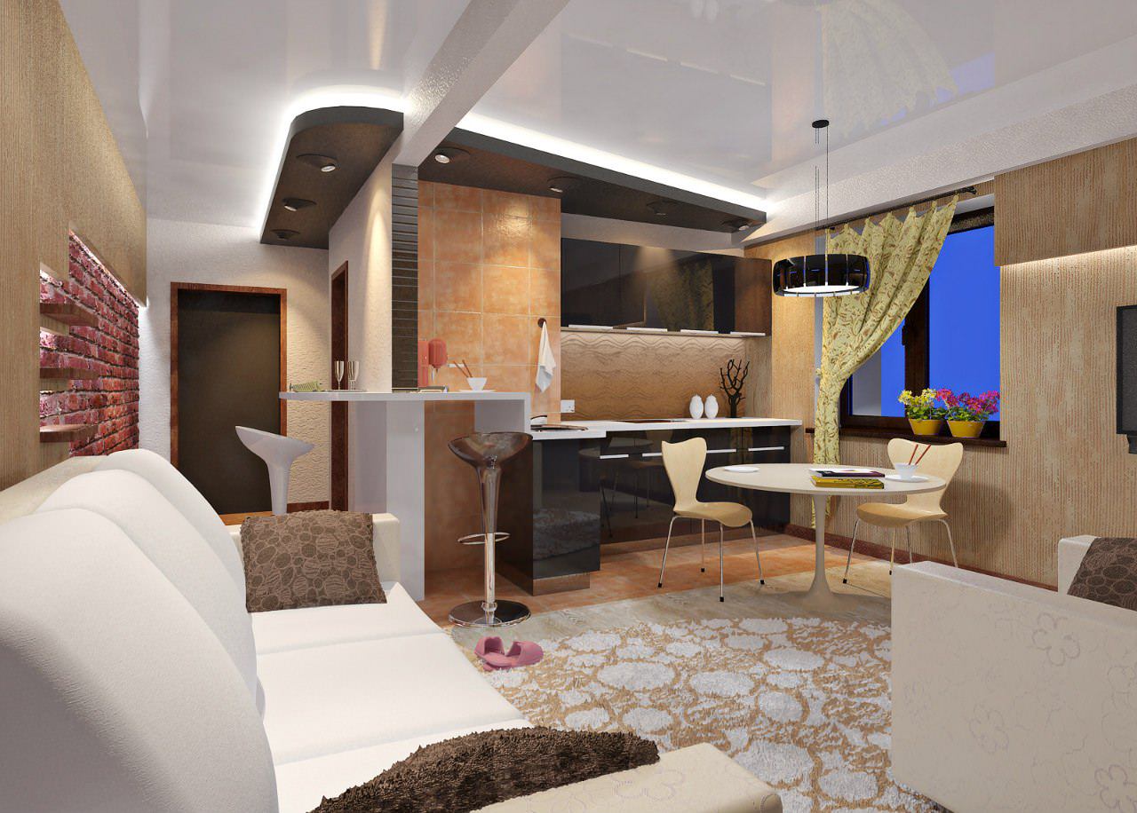 Обложка проекта: студия в современном стиле